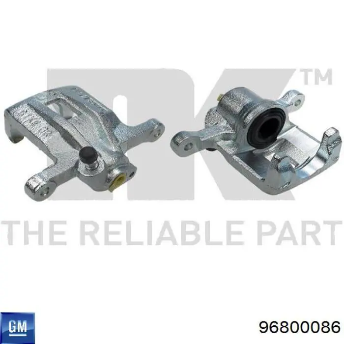 Супорт гальмівний задній правий General Motors 96800086 ціна, від 56.95 USD