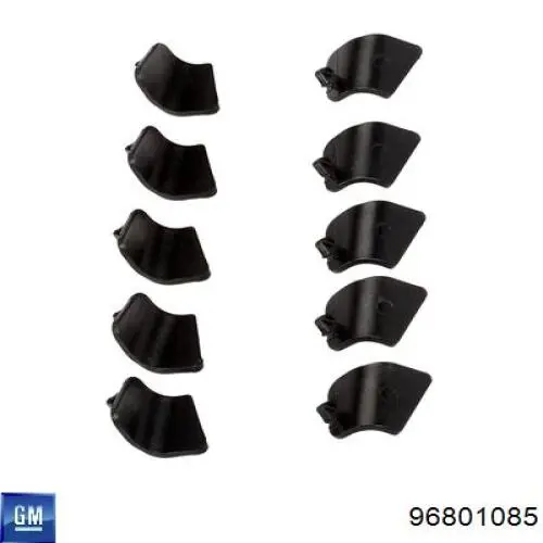 Молдинг опускного скла нижній, двері передньої, лівої General Motors 96801085 ціна, від 12.92 USD