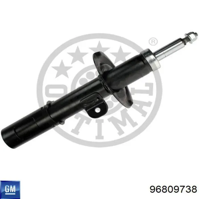 Амортизатор передній, правий General Motors 96809738 ціна, від 54.68 USD