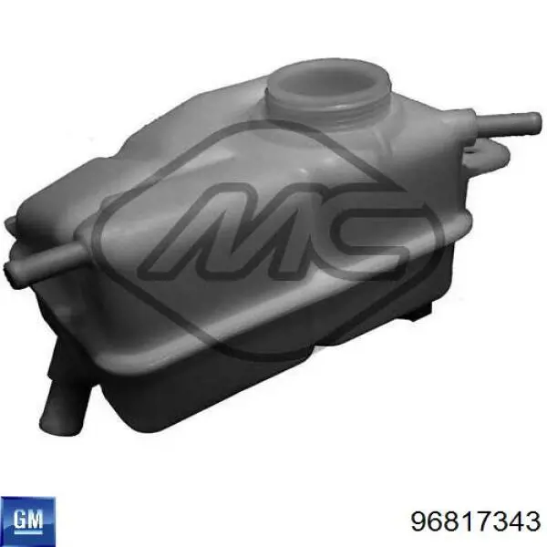 Бачок системи охолодження двигуна розширювальний General Motors 96817343 ціна, від 11.29 USD