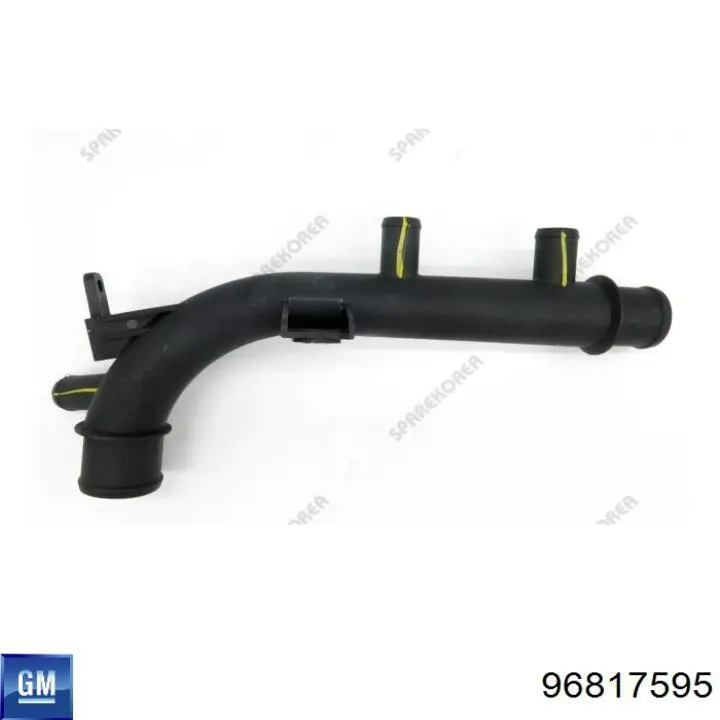 Шланг/патрубок системи охолодження General Motors 96817595 ціна, від 23.11 USD
