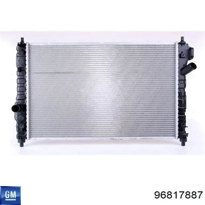 Купити 96817887 General Motors Радіатор двигуна