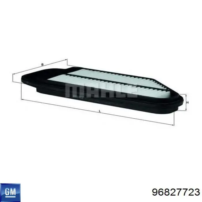 Купити 96827723 General Motors Автомобільний фільтр повітря
