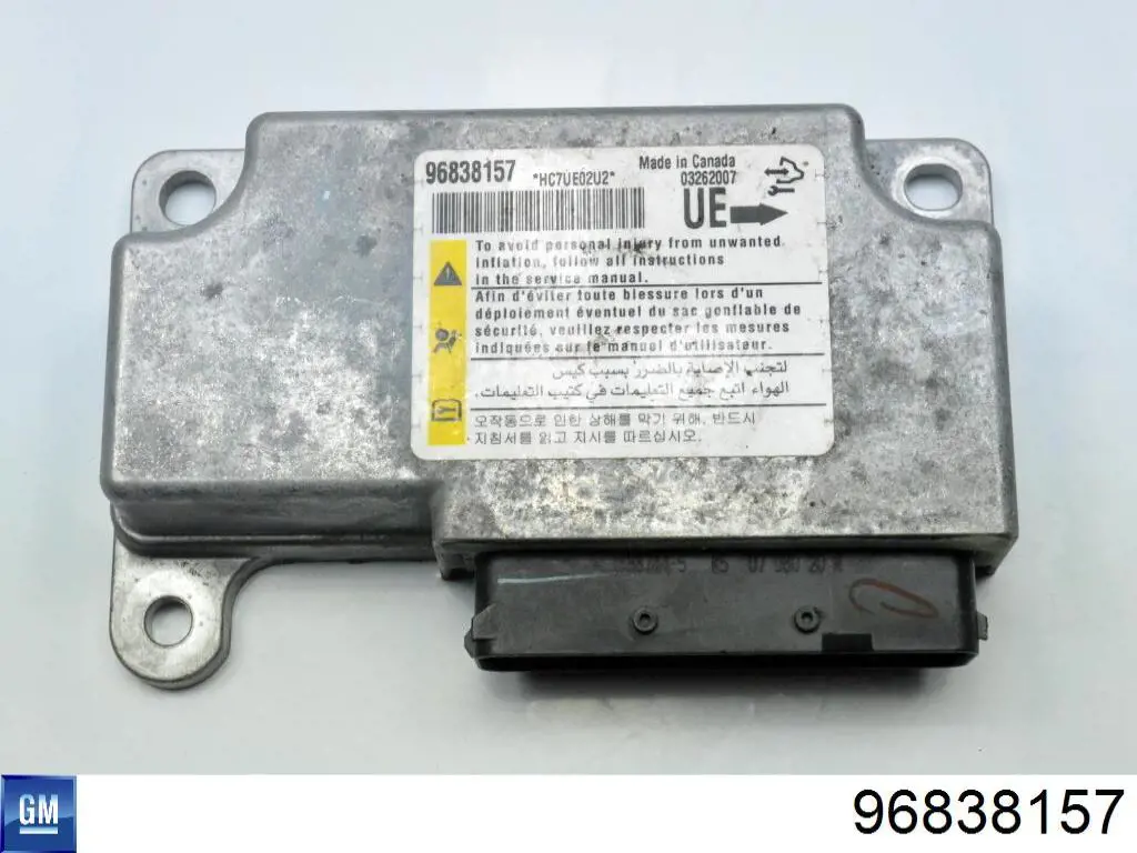 96810868 General Motors Модуль-процесор управління подушки безпеки