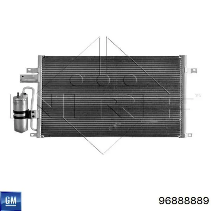 96888889 General Motors радіатор кондиціонера