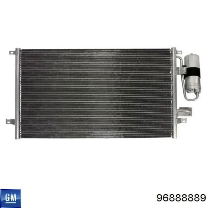 Конденсатор кондиціонера General Motors 96888889 ціна, від 60.27 USD