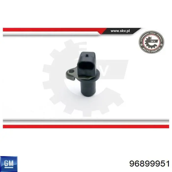Датчик антиблокувальної системи гальмування General Motors 96899951 ціна, від 16.08 USD