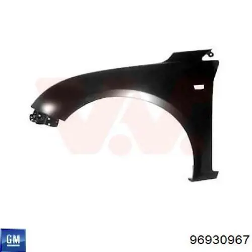 Ліве переднє крило General Motors 96930967 ціна, від 39.90 USD