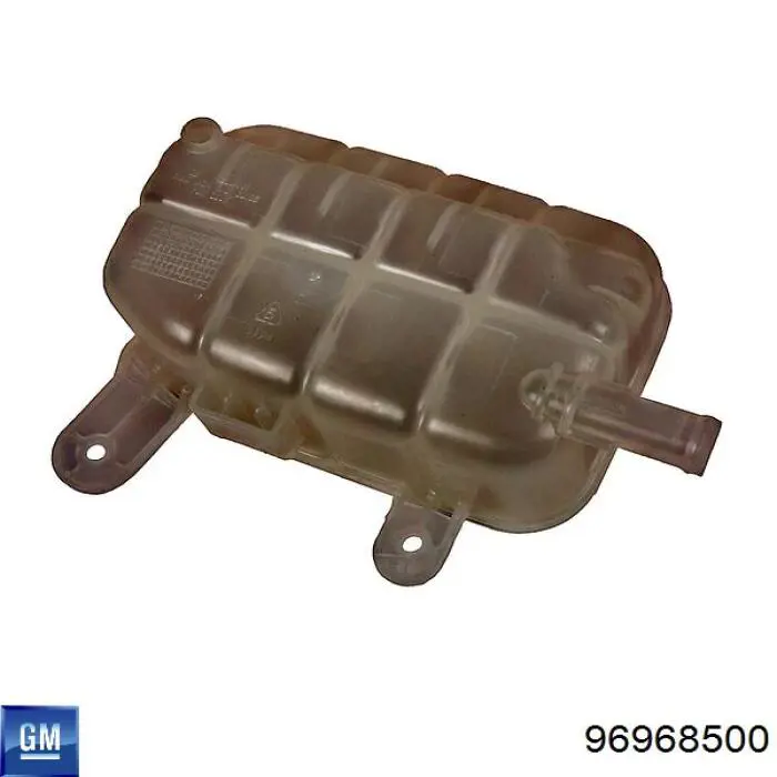 Шланг/патрубок радіатора охолодження, нижній 96968500 General Motors