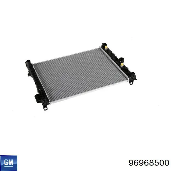 Купити 96968500 General Motors Шланг/патрубок радіатора охолодження, нижній
