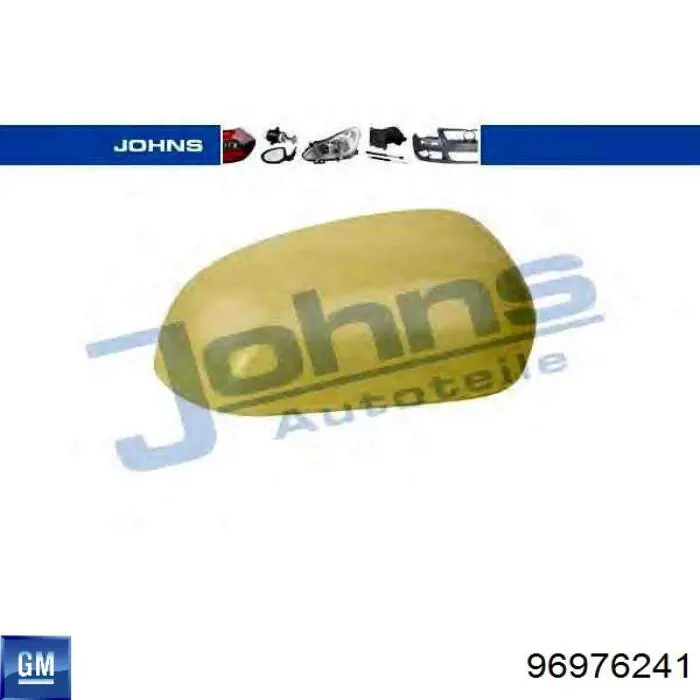 Купити 96976241 General Motors Накладка/кришка дзеркала заднього виду, ліва