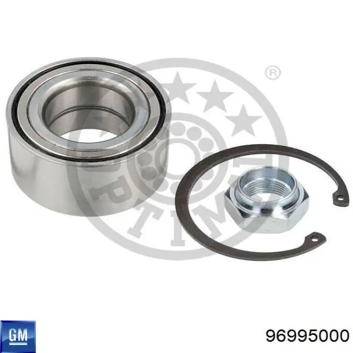 Комплект підшипник маточини передньої General Motors 96995000 ціна, від 17.44 USD