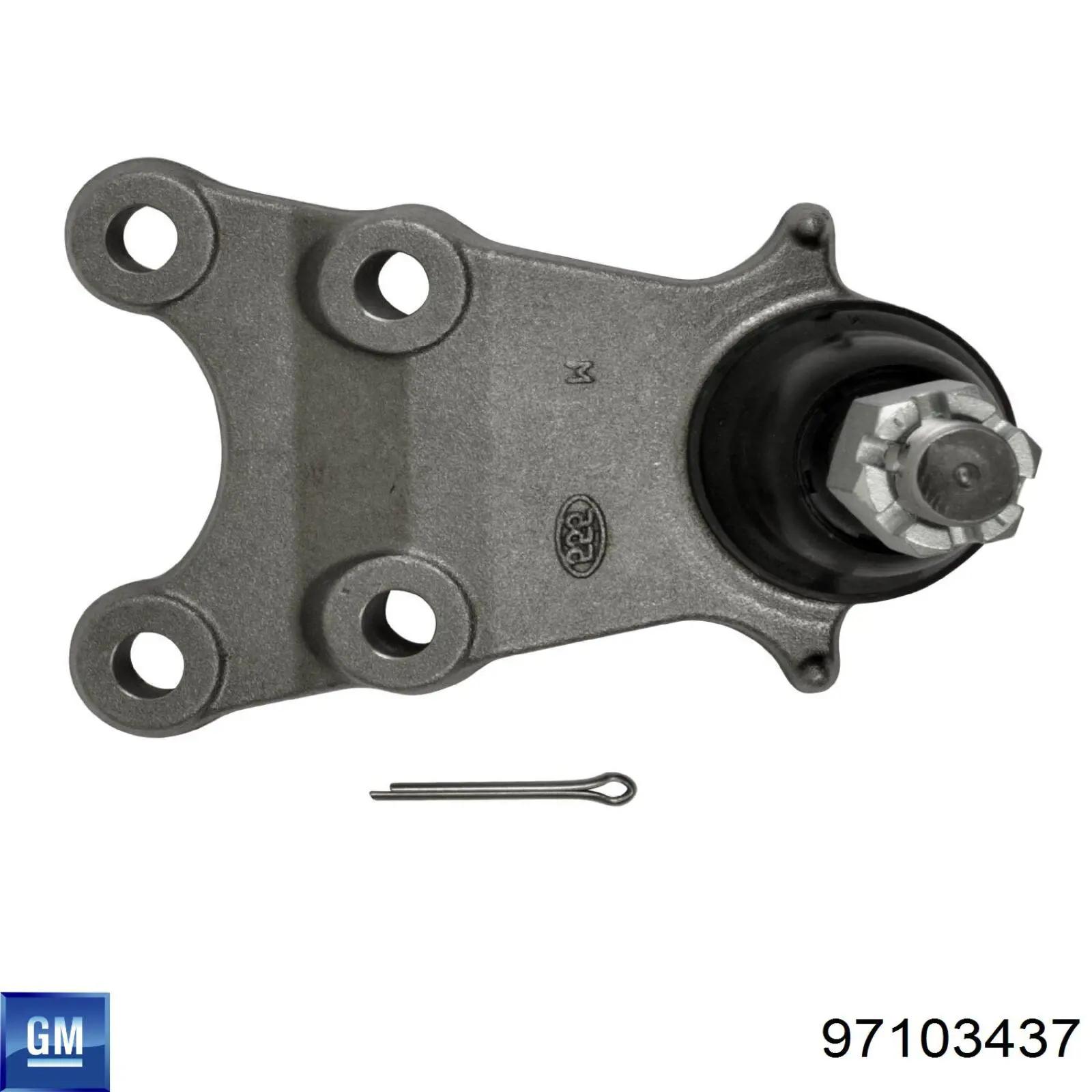 Кульова опора, нижня 97103437 General Motors