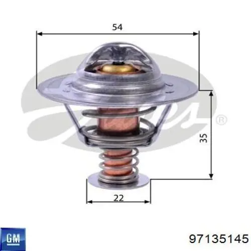 Термостат 97135145 General Motors