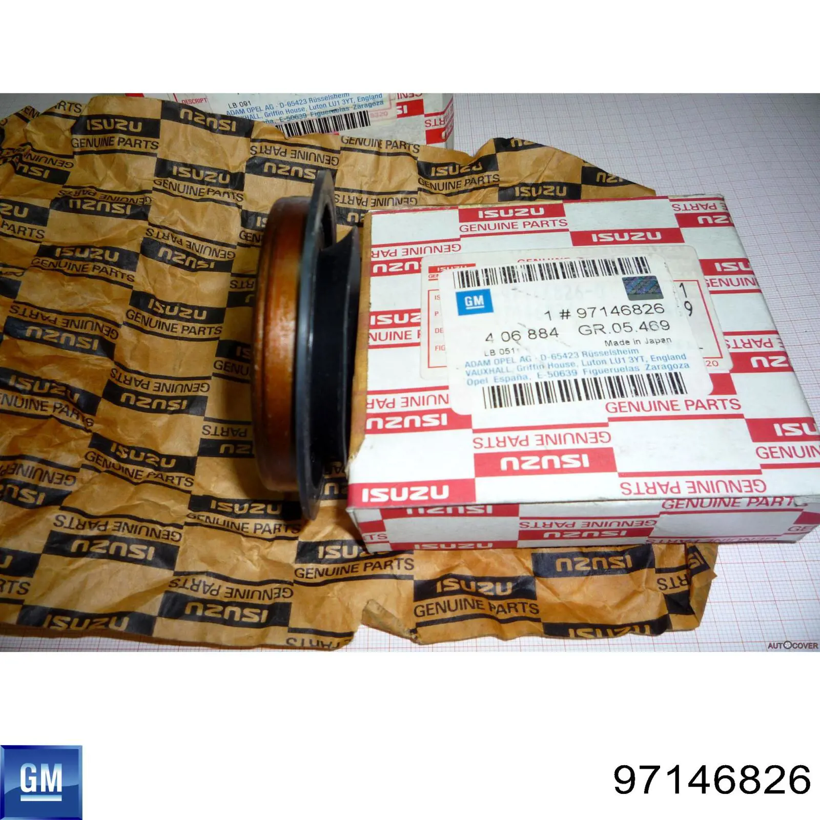 Сальник редуктора заднього моста 97146826 General Motors