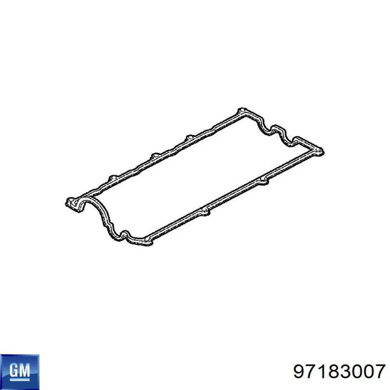Прокладка клапанної кришки двигуна General Motors 97183007 ціна, від 10.62 USD