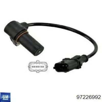 Датчик обертів колінвалу General Motors 97226992 ціна, від 15.27 USD