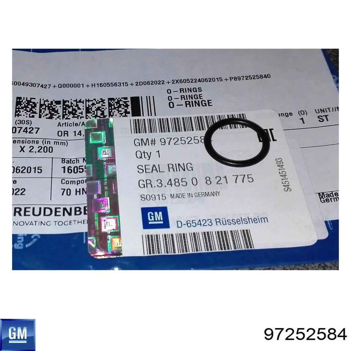 Купити 0821775 Opel Кільце форсунки