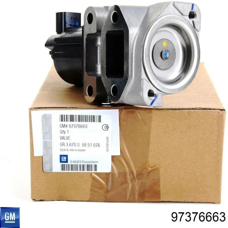 Клапан EGR General Motors 97376663 ціна, від 130.45 USD