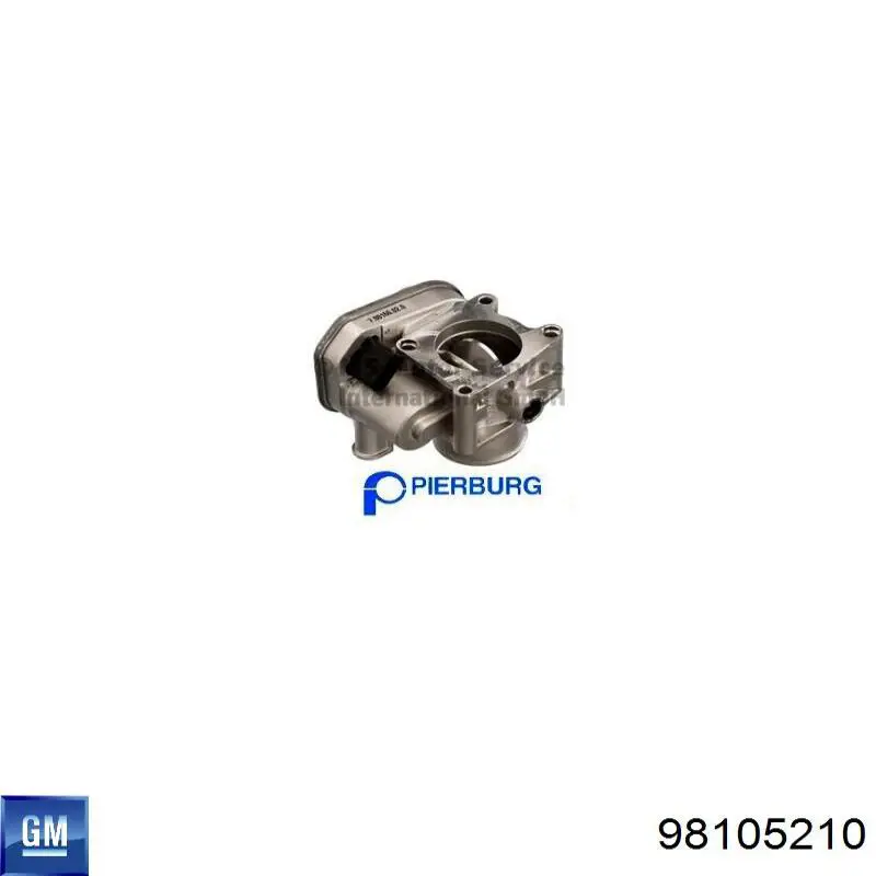 Дросільна заслінка 98105210 General Motors