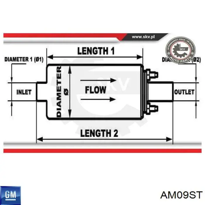 Купити AM09ST General Motors Елемент-турбінка паливного насосу