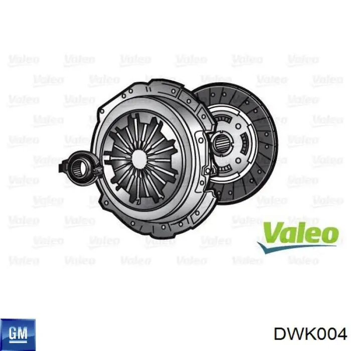 Купити DWK004 General Motors Комплект зчеплення (диск, корзина, підшипник)