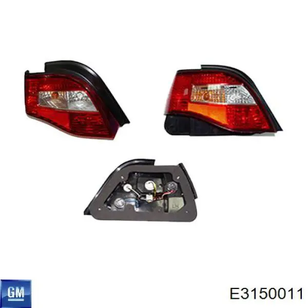 E3150011 Opel ліхтар задній лівий
