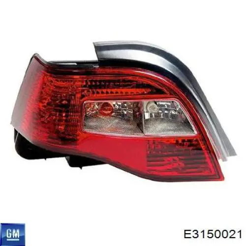 Задня права фара E3150021 General Motors
