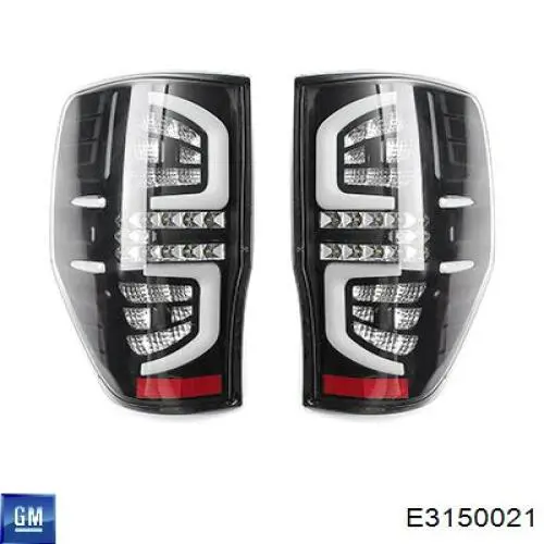 Купити E3150021 General Motors Задня права фара