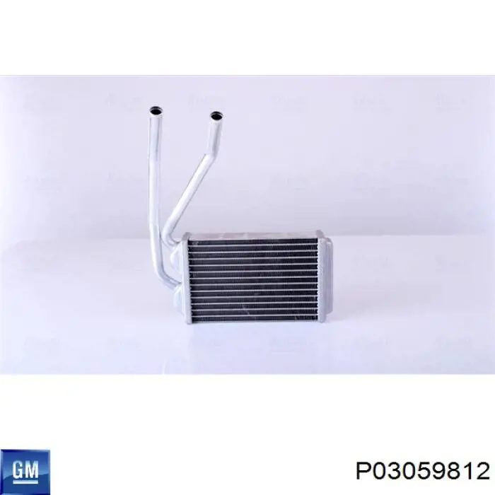 P03059812 General Motors Радіатор опалювача салону