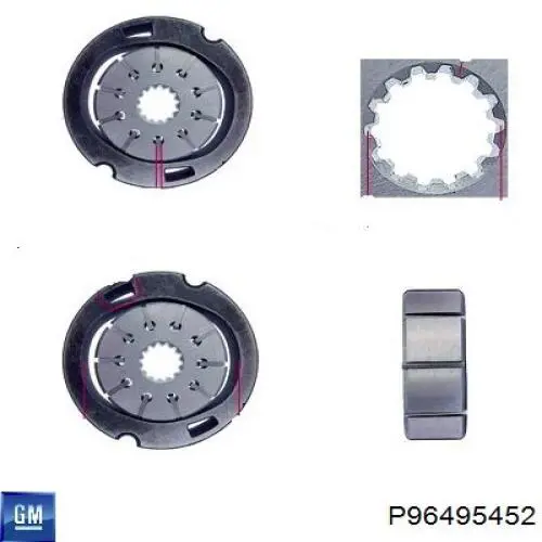 Насос ГПК General Motors 95949748 ціна, від 55.56 USD
