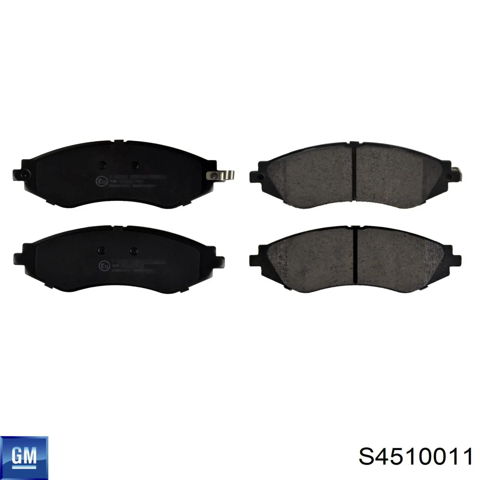 Гальмівні колодки General Motors S4510011 ціна, від 14.08 USD