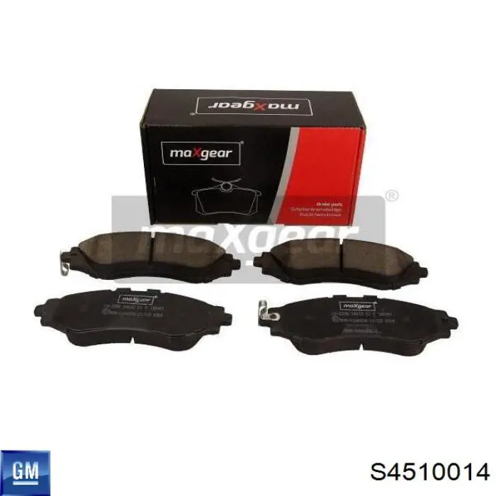 Гальмівні колодки General Motors S4510014 ціна, від 18.69 USD