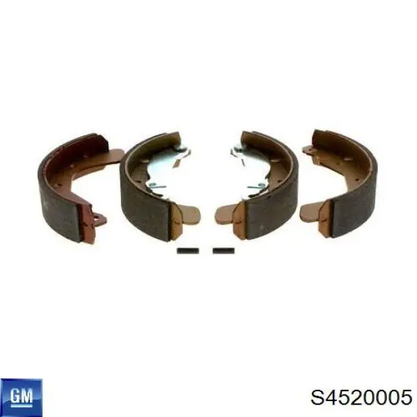 Купити S4520005 General Motors Колодки гальмові задні, барабанні