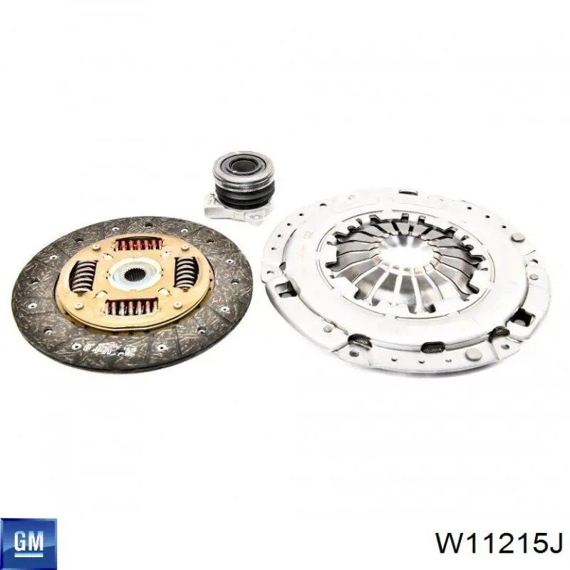 Комплект зчеплення (3 частини) General Motors W11215J ціна, від 97.10 USD