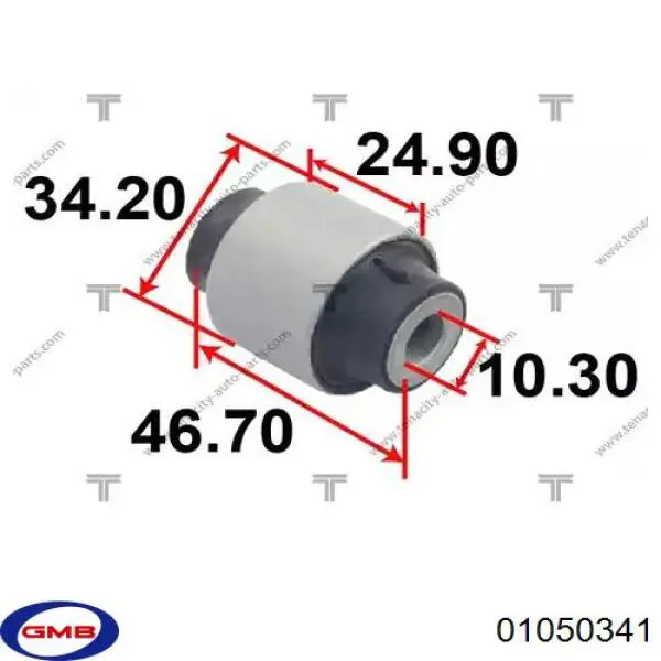 Кульова опора, верхня GMB 01050341 ціна, від 5.92 USD