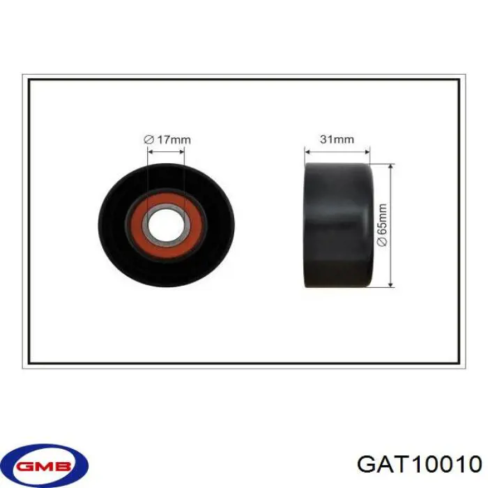 GAT10010 GMB натягувач приводного ременя