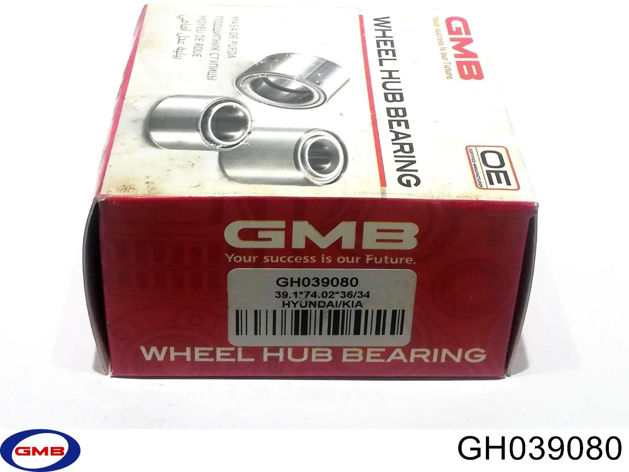 GH039080 GMB Підшипник маточини передньої