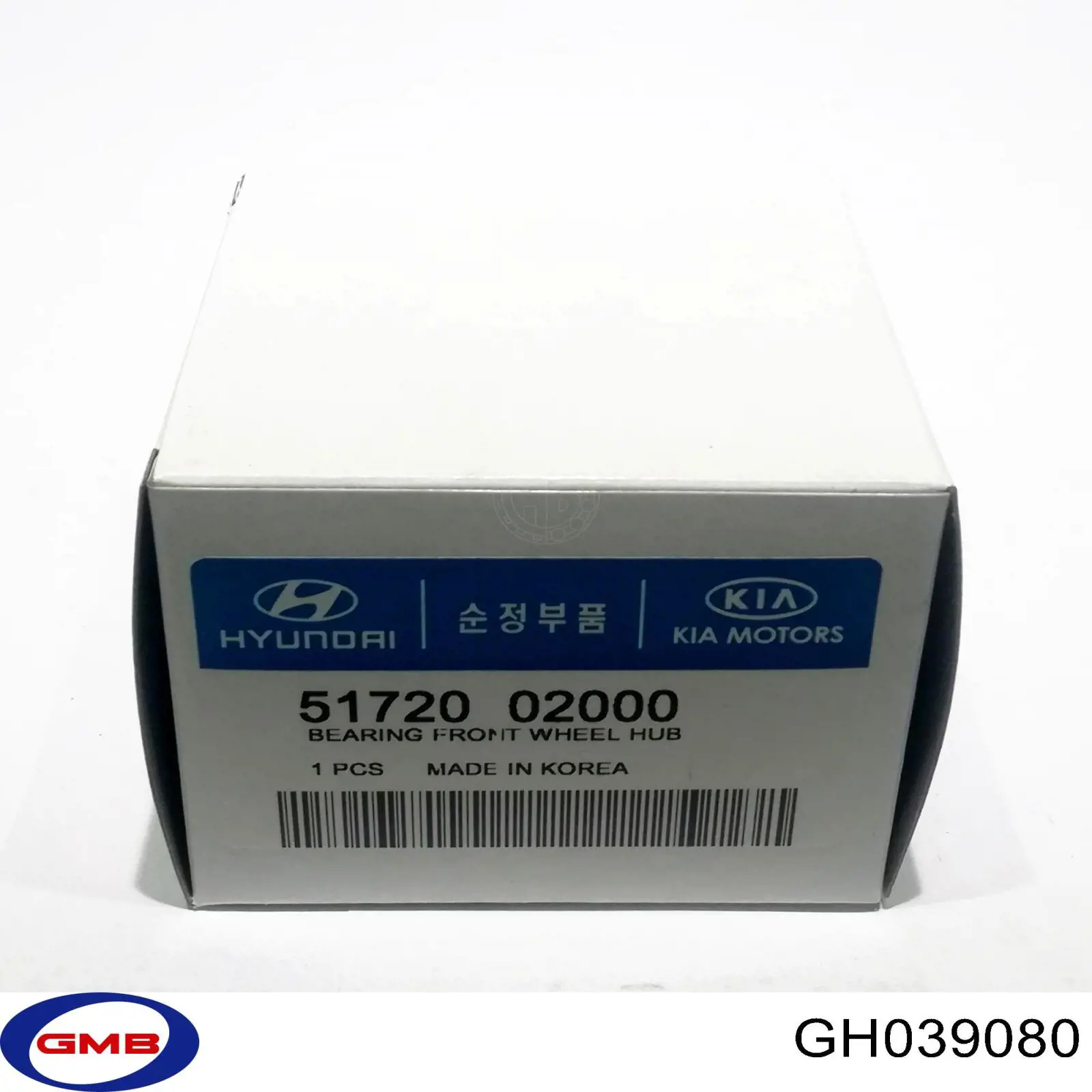 Комплект підшипник маточини передньої GMB GH039080 ціна, від 16.82 USD