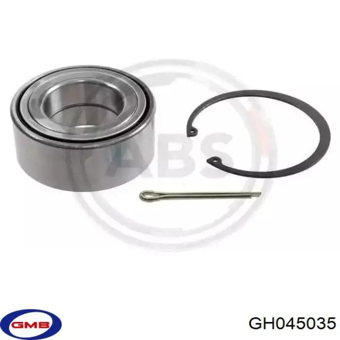 Комплект підшипник маточини передньої GMB GH045035 ціна, від 18.72 USD