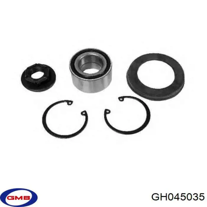 GH045035 GMB Підшипник маточини передньої