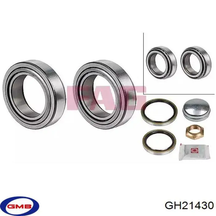 Купити GH21430 GMB Підшипник ступиці колеса