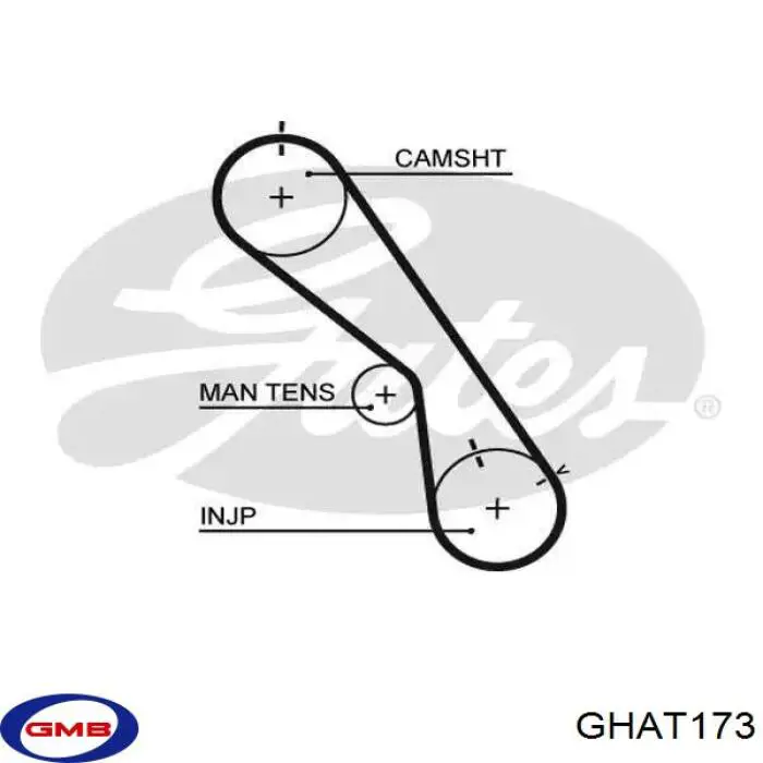 Натягувач ременя ГРМ GMB GHAT173