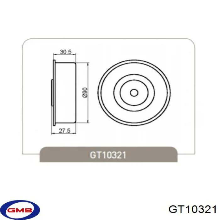 Натяжний ролик Hyundai/Kia 2528139010 ціна, від 23.18 USD