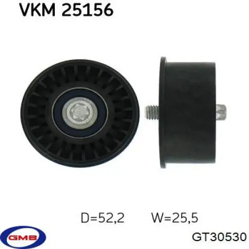 Ролик паразитний ГРМ GT30530 GMB