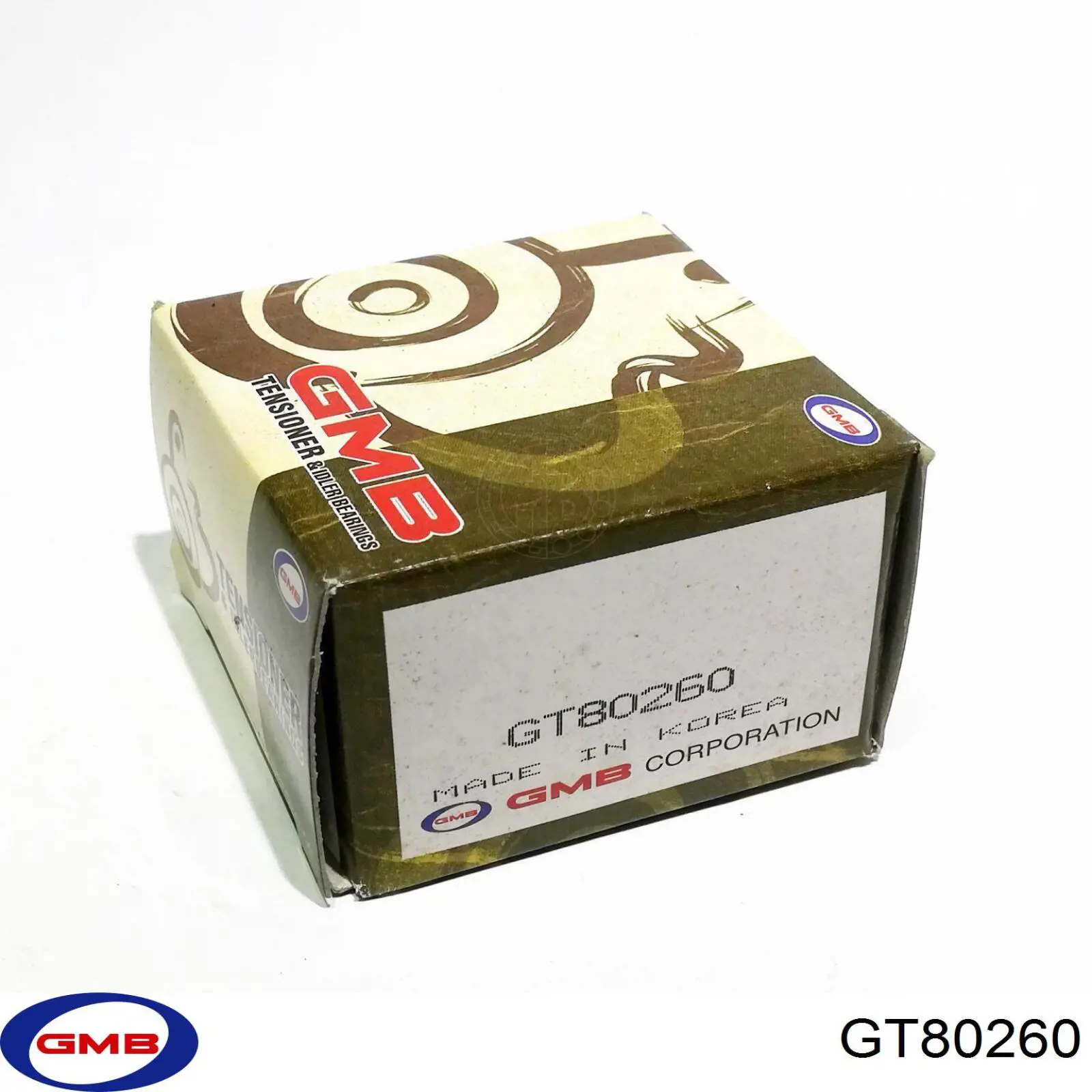 Ролик натягувача ременя ГРМ GT80260 GMB