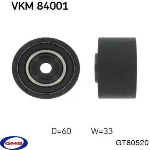 Купити E53021 GMB Ролик паразитний ГРМ