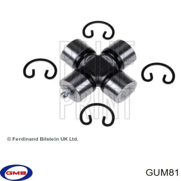 Хрестовина карданного валу GMB GUM81 ціна, від 7.24 USD