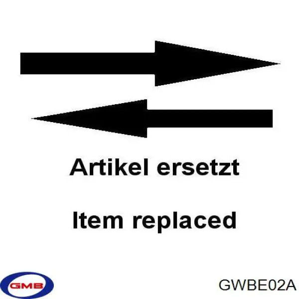 GWBE02A GMB Насос охолодження