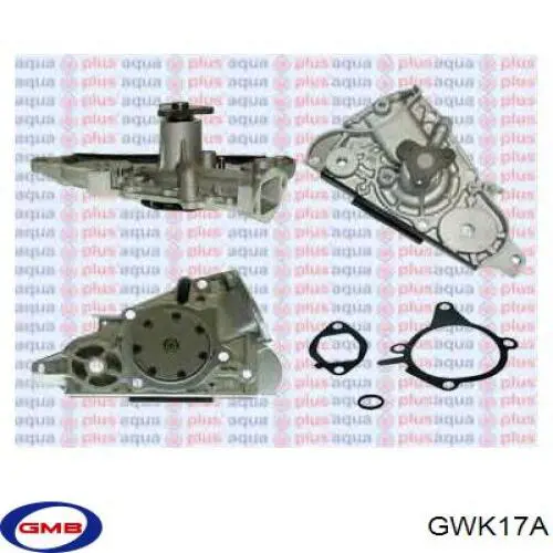 Помпа охолодження GMB GWK17A ціна, від 47.33 USD